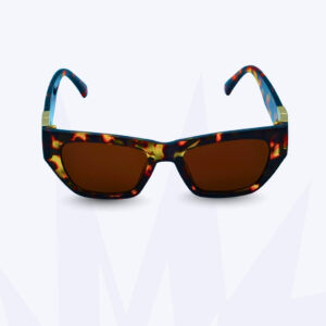 Lunettes de soleil As American Style – Monture écaille de tortue & design œil de chat UV400